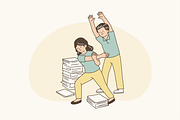 Office Life Uncut Illustration, an Object Graphic by Jump Studio (Thumbnail 12 of 12)