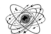 60 Planet Orbit Abstract Silhouette, an Empty State Illustration by Amazin_art (Thumbnail 21 of 35)