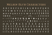 Melrin Blur, a Serif Font by Craft Supply Co. (Thumbnail 8 of 8)