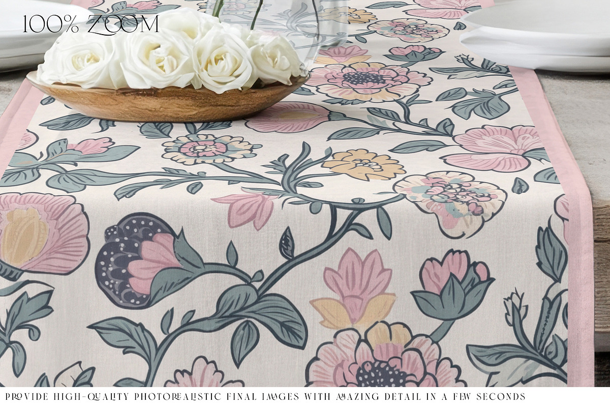 Table Runner with Smart Objects, a Product Mockup by mock-ups (Photo 11 of 13)