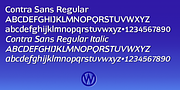 Contra Sans, a Sans Serif Font by Wiescher-Design (Thumbnail 5 of 8)