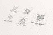 Pencil Sketch Logo Mockup V2, a Mockup by INTENTFX (Thumbnail 4 of 14)
