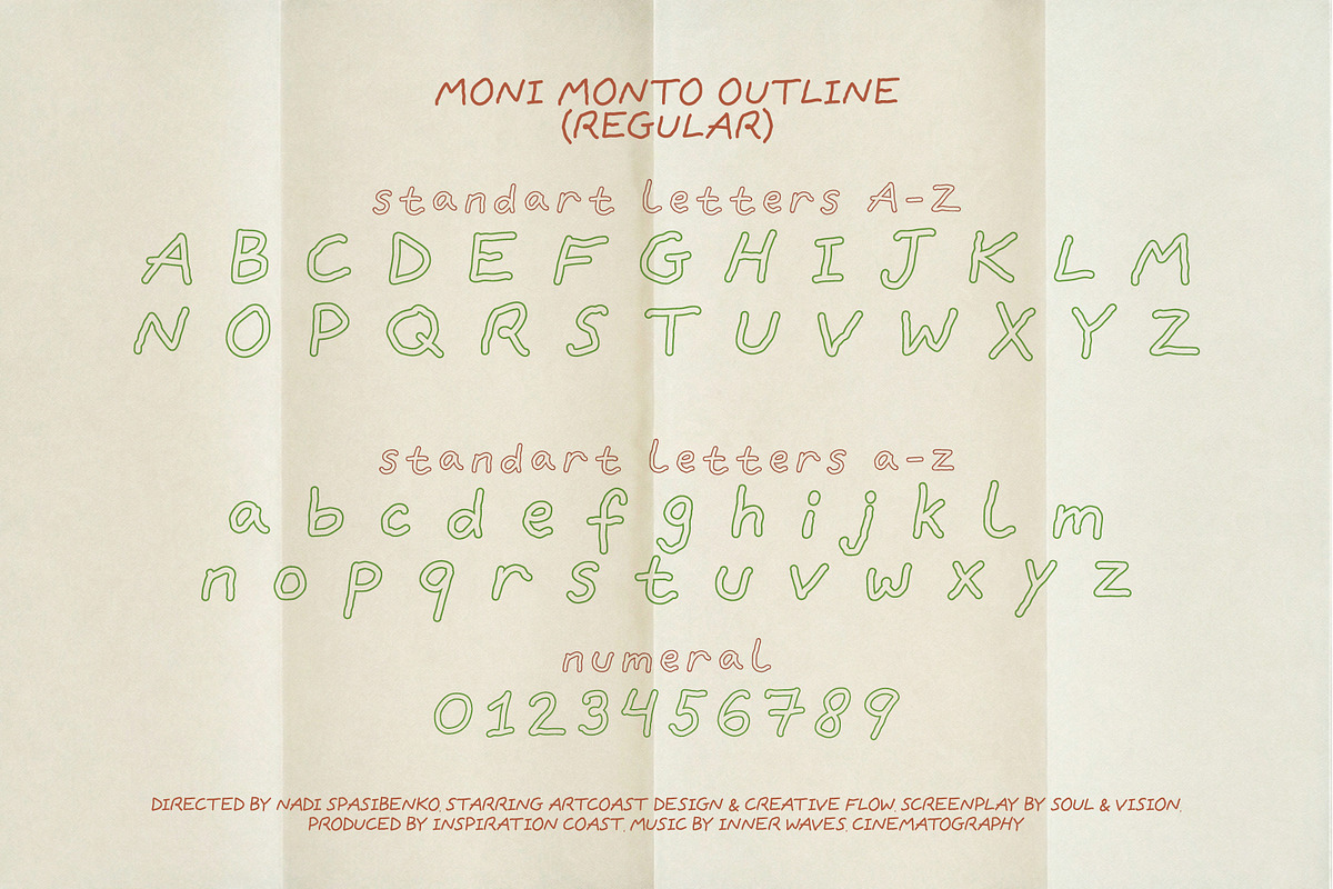 MONI MONTO – Playful Font Duo, a Handwritten Font by nadispasibenko (Photo 6 of 10)
