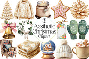 Aesthetic Christmas Clipart, an Illustration by DreamPrint404 (Thumbnail 1 of 5)