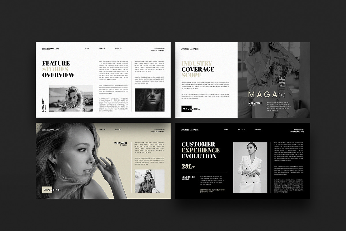 Business Magazine Canva Template, a Presentation Template by TemplateFolio-Shop (Photo 7 of 13)