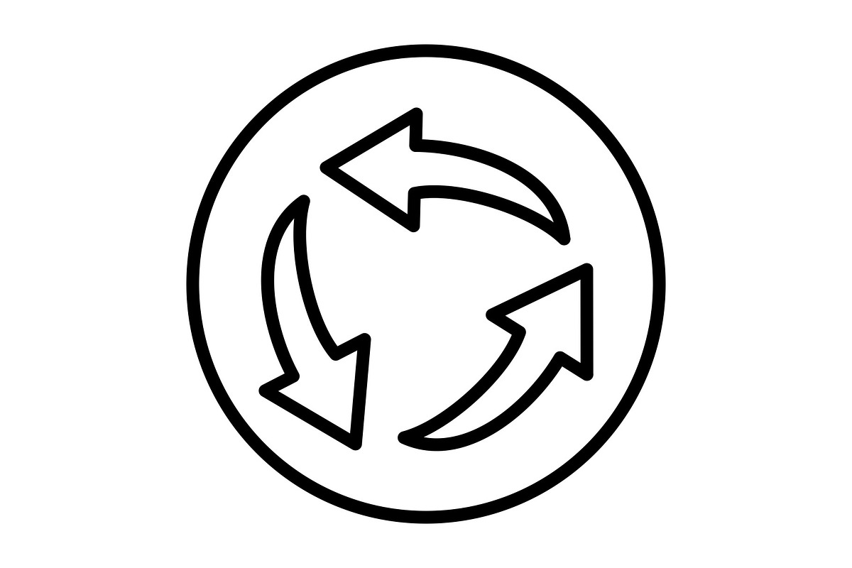 Recycle Line Icon, an Icon by Pexelpy