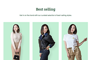 Modern Next.js Fashion Landing Page, a Landing Page Template by WebMasteryStudio (Thumbnail 2 of 8)