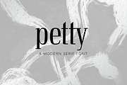 Petty - A Modern Serif Font, a Serif Font by blackdahliapress (Thumbnail 2 of 4)