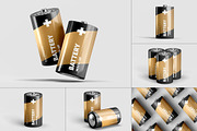 Battery C Mock-up, a Product Mockup by zippypixelstudio (Thumbnail 1 of 9)