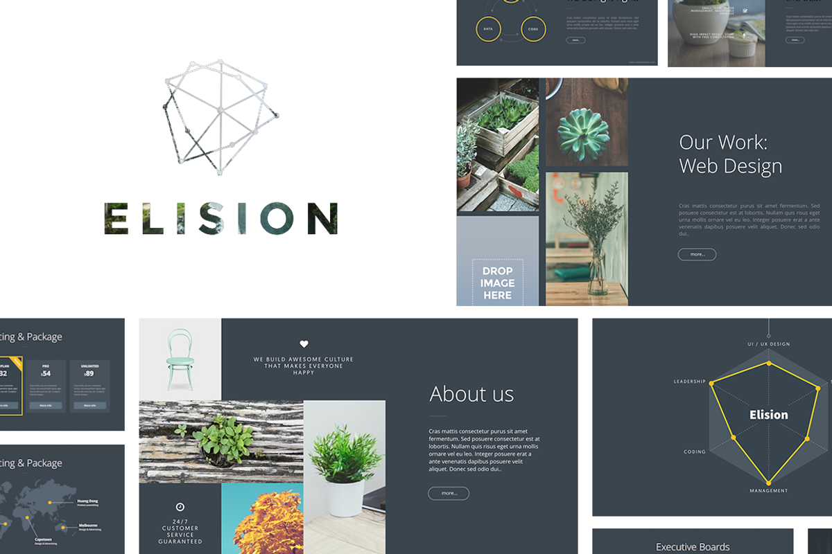 ELISION - Keynote Template, a Presentation Template by Slidehack (Photo 1 of 4)