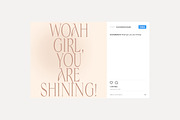 Instagram Quotes Posts Stories PS, a Social Media Template by Love Radiation Studio (Thumbnail 10 of 22)