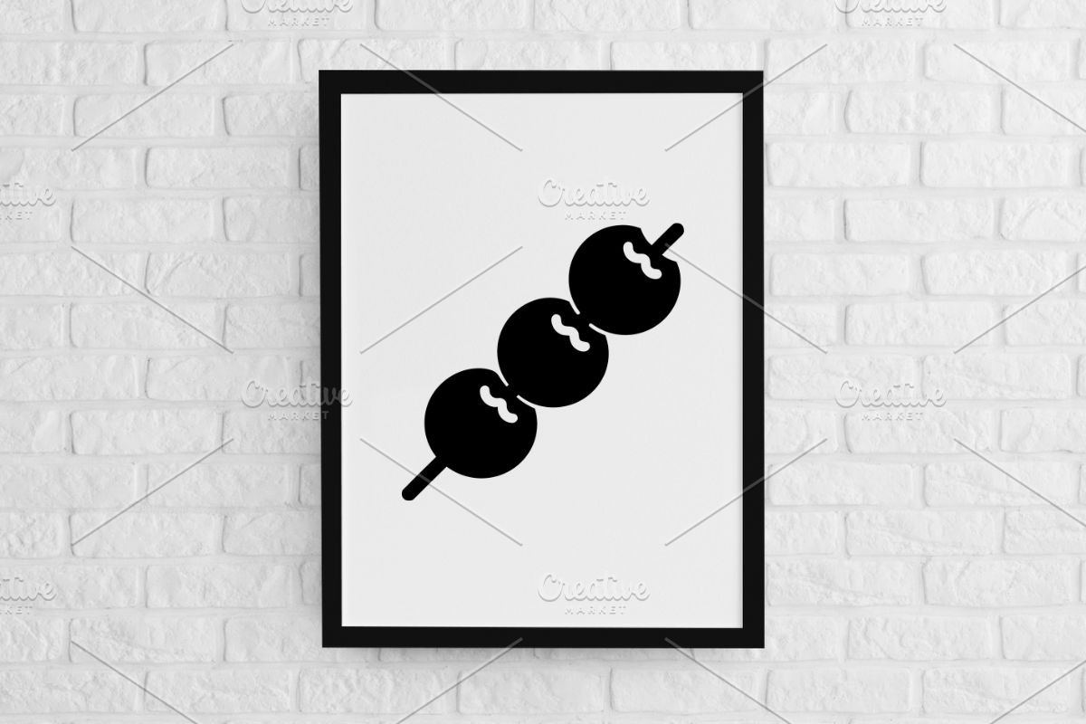 Marshmallow on Stick Silhouette SVG, a Food Illustration by newminddesign (Photo 2 of 3)