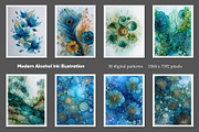 Modern Alcohol Ink Illustration, a Decorative Illustration by Housui Patterns (Thumbnail 7 of 9)