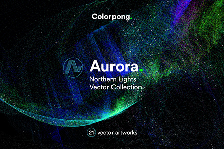Aurora - Colorful Vector Bundle, a Technology Illustration by Colorpong