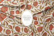 Vintage Poppy Floral Patterns, a Pattern Graphic by Eclectic Anthology (Thumbnail 13 of 13)