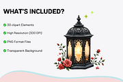 Gothic Botanical Clipart Bundle, a Decorative Illustration by Anca Digital Vibe (Thumbnail 5 of 7)