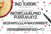 Taco Tuesday Typeface, a Sans Serif Font by Callie Rian & Co. (Thumbnail 3 of 7)