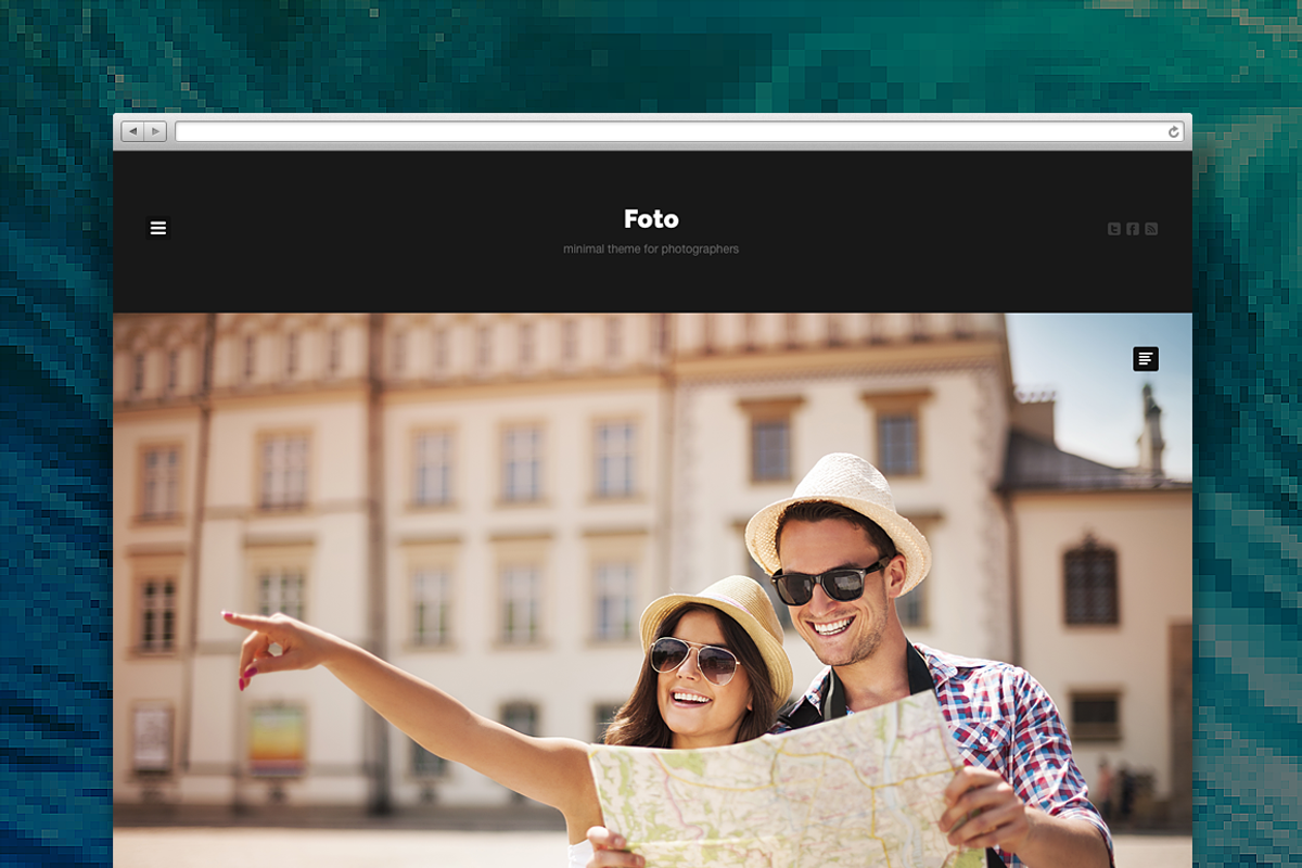 Foto tumblr theme, a Websites & App Template by Pixel Revel (Photo 1 of 4)