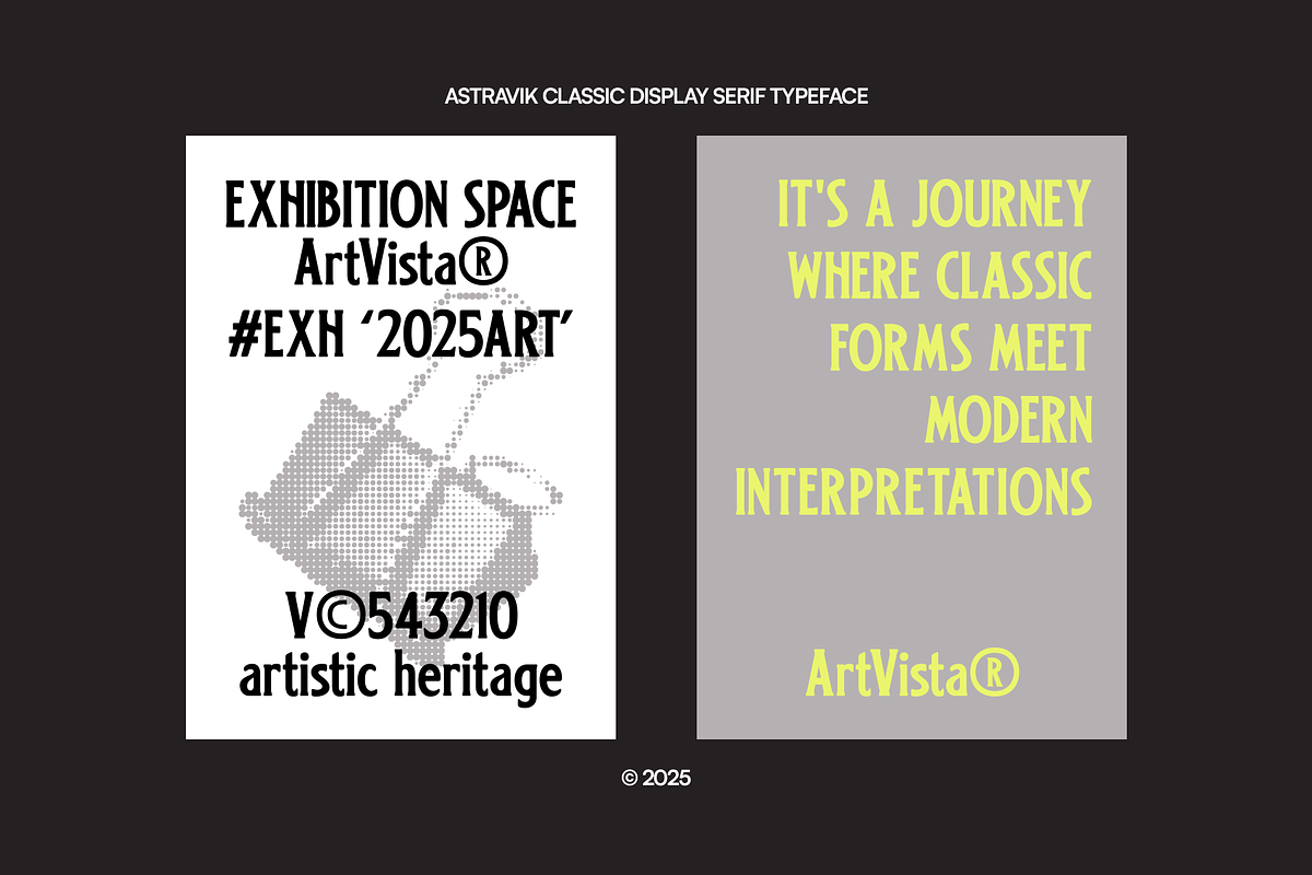 Astravik - Classic Display Serif, a Font by Indotype Foundry (Photo 2 of 10)