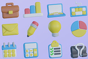 3D Business Essentials Icons, an Object Graphic by Artnivora.Std (Thumbnail 4 of 4)