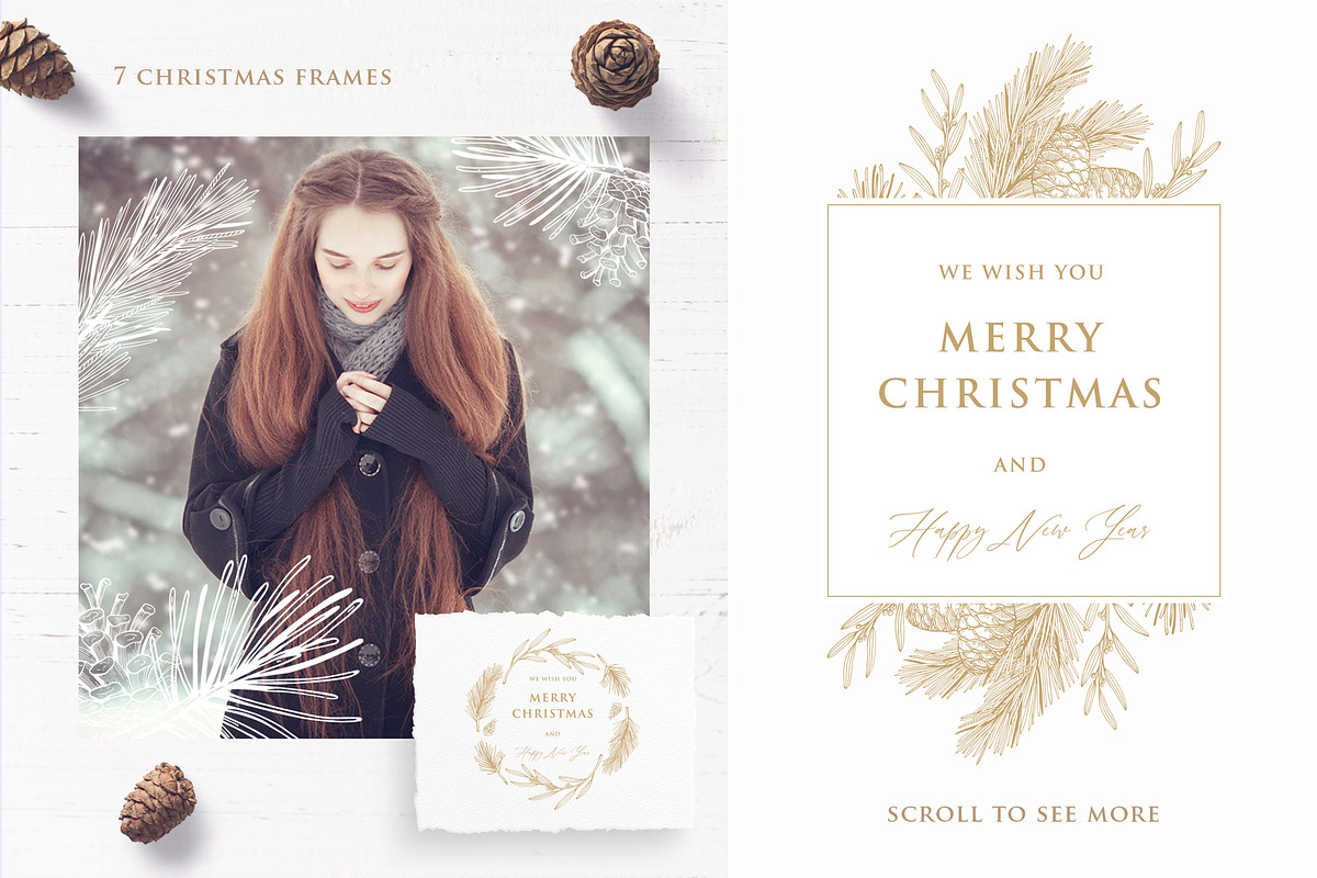 Christmas hand drawn set, a Decorative Illustration by Ekaterina (Photo 5 of 16)