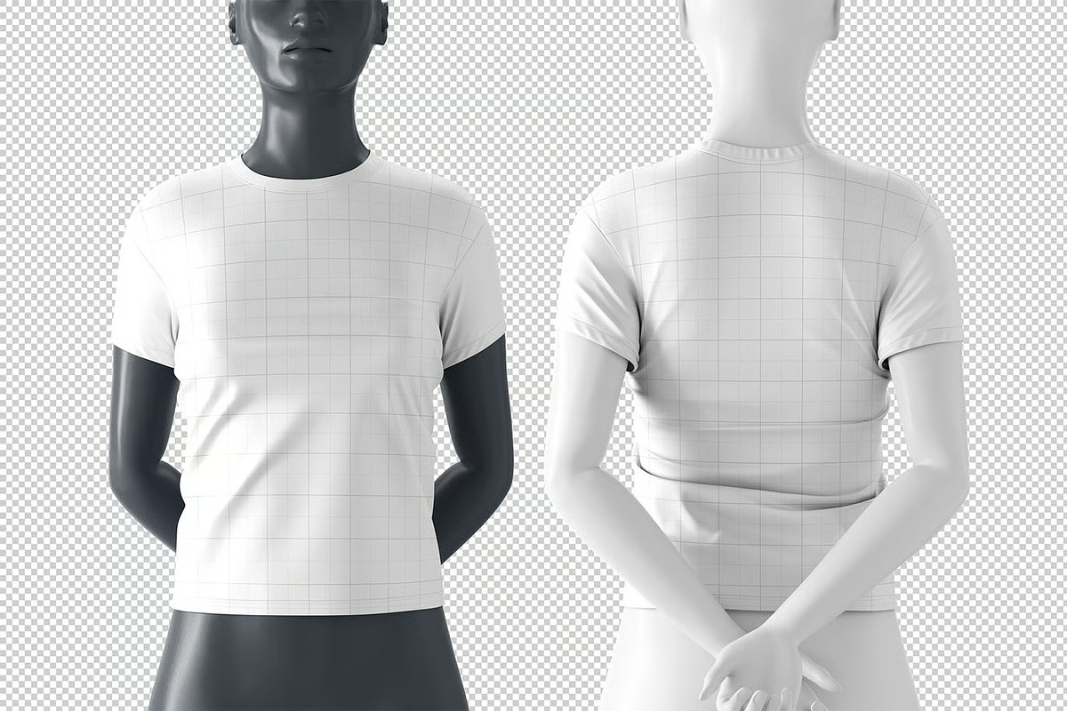 Female T-Shirt Mockup, a Shirt Mockup by zpackcreative (Photo 3 of 5)