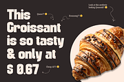 Quinia Retro - Boldextrude Food Font, a Sans Serif Font by Nirmana Visual (Thumbnail 10 of 15)