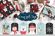 Cozy Christmas: patterns & cards, an Animal Illustration by Gulnara Sabirova (Thumbnail 6 of 7)