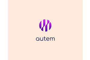 Abstract bright gradient circle logo, a Graphic by Bureau