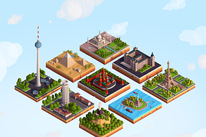 Polygonia World Landmarks Bundle