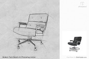 Tech Sketch Art Photoshop Action, an Action Add-On by SlideSalad (Thumbnail 22 of 49)