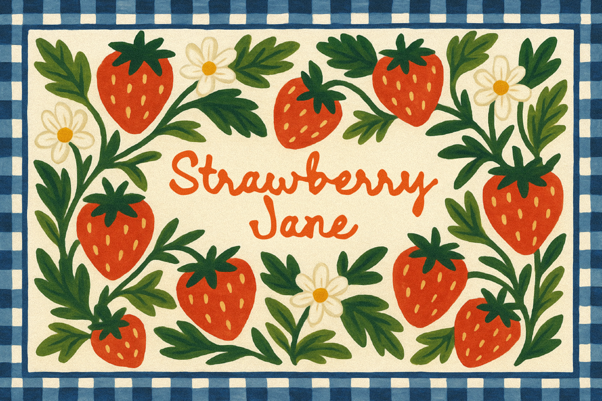 Strawberry Jane, a Script Font by Bruised Goods (Photo 3 of 9)