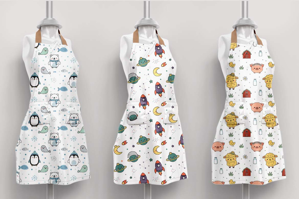 Children’s Baby Animal Patterns SVG, a Pattern Graphic by one-touch (Photo 9 of 14)
