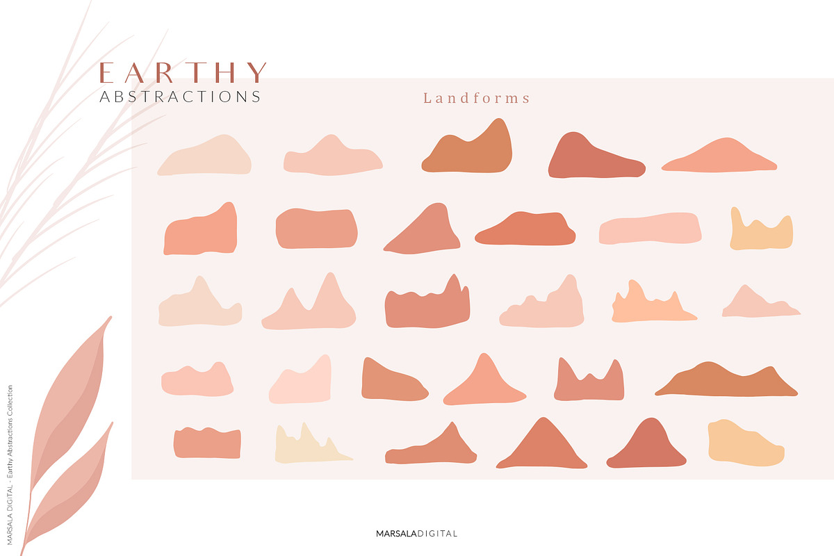 EARTHY Abstractions & Prints, a Decorative Illustration by Kaya Fonts (Photo 10 of 15)