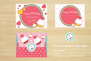 Envelope Sweet Cupcake, a Card Template by Pegaconleche Papercute (Thumbnail 2 of 3)