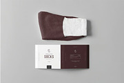 Socks Package Mock-up, a Product Mockup by zippypixelstudio (Thumbnail 3 of 10)