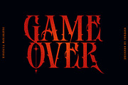 DEATH CROW, a Blackletter Font by senzana (Thumbnail 8 of 8)