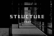 STRUCTURE geometric modern font, a Serif Font by RedRiver Studio (Thumbnail 1 of 5)