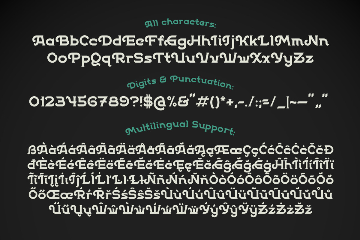 Patina font preview 3