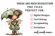 Quirky Autumn Fairy PNG Clipart Set, a Seasonal Illustration by OK Design (Thumbnail 6 of 6)