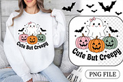 Cute Halloween Ghost Pumpkin Craft, a Seasonal Illustration by CrexoraLab (Thumbnail 1 of 4)