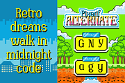 Pixerif - 8 Bit Gaming Font, a Font by Artisan Themes (Thumbnail 6 of 12)