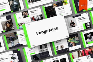 Vengeance – Business PowerPoint, a Presentation Template by Dens Creative Studio