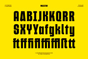 Milestar – Bold Condensed Sans Serif, a Sans Serif Font by Mbonster Design Studio (Thumbnail 16 of 19)