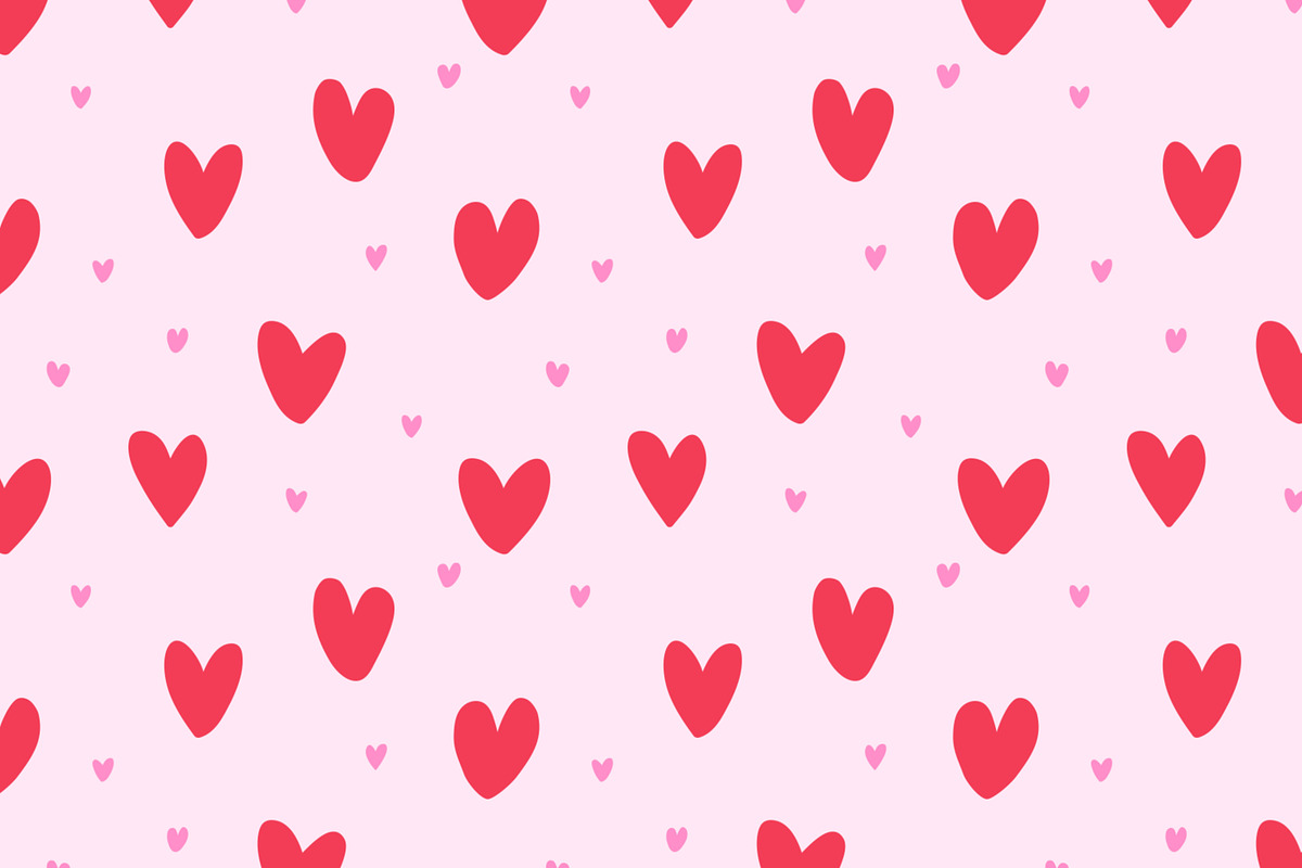 Cute seamless heart patterns, a Pattern Graphic by Good Studio (Photo 2 of 12)