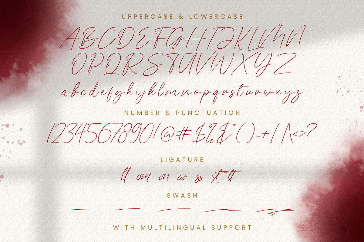 Saling Cinta - Handwritten Font, a Script Font by StringLabs (Photo 9 of 10)