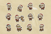 Cute Hand-Drawn Santa Claus Vector, an Illustration by MEANDSTUDIO (Thumbnail 8 of 8)