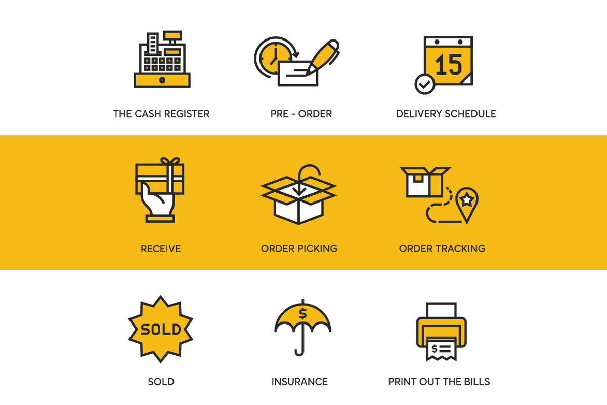 48 Shopping & E-Commerce Icons, an Outline Icon by kucingklawu (Photo 6 of 7)