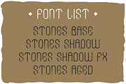 Stones font + bonus label, a Symbol Font by Heather_insane (Thumbnail 5 of 6)