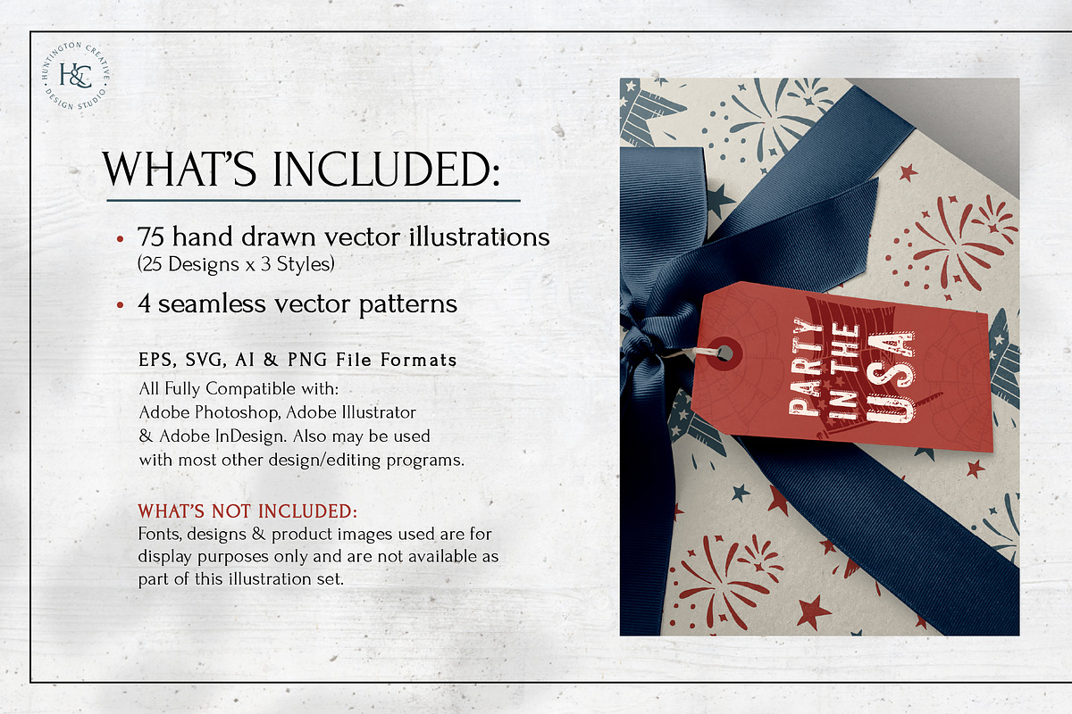 Hand-Drawn America's 250th Images, a Seasonal Illustration by H&C Drawings & Designs (Photo 3 of 15)